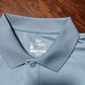 361°运动翻领t恤男2026年春夏季新款休闲透气短袖情侣POLO衫 【男款】岛灰蓝 M 实拍图