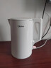 美的（Midea）电热水壶家用烧水壶泡茶0涂层食品级304不锈钢自动断电双层防烫全钢无缝1.5L大容量 MK-HJ1566 实拍图