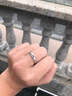 柯芙尼 S925银戒指男士单身戒尾戒食指环活口圣诞节礼物送男友老公 共度爱河男戒-可调节 实拍图