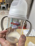 贝亲（Pigeon）PPSU宽口径双把手奶瓶240ml M号奶嘴 3个月+ AA270 实拍图