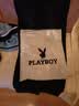 花花公子（PLAYBOY）牛仔裤男秋季休闲裤子男士宽松直筒潮牌男装长裤 深蓝色 33 实拍图