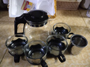 【京东物流】茶壶套装整套茶具大容量玻璃茶杯带滤网耐高温泡茶具 1000ML一壶+四杯套装【无茶盘】 实拍图