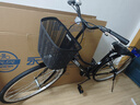 永久自行车成人通勤车女式学生男女士城市单车实心胎复古轻便变速载人 高配-黑色【双层铝轮+密封中轴】 26寸（适合身高155-175） 实拍图