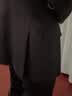 威可多（VICUTU）【小蓝西】男士西服羊毛商务正装结婚西装外套新郎伴郎礼服 黑色 180B 实拍图