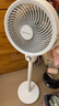 艾美特（AIRMATE）【小暴风】空气循环扇大风量摇头电风扇家用台式落地扇升级加高换气轻音柔风小风扇 FA18-X115 实拍图