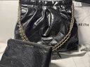 CHARLES&KEITH子母链条大容量流浪包托特包单肩斜挎包女包礼物CK2-40671449 【L号】Black黑色 L 实拍图