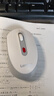 联想（Lenovo）无线蓝牙双模充电鼠标 便携办公鼠标人体工学设计 适用台式机一体机笔记本平板 M28灰色 实拍图