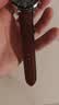 万晨手表带男真皮适用西铁城天梭浪琴美度天王卡西欧DW棕色21mm银针扣 实拍图