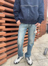 Levi's李维斯冰酷系列26年春夏新款牛仔裤男直筒凉感防晒夏薄款505裤子 中蓝色 30 (32) 实拍图