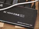 毕亚兹 HDMI2.1切换器五进一出带遥控 8K/60HZ5进1出切屏器 4K/120Hz笔记本电脑接电视投影仪共享显示器 实拍图