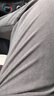 罗蒙灯芯绒加厚休闲裤男2025秋季新款抽绳腰时尚百搭直筒宽松长裤 卡其【厚款】 2XL (185) （建议155-170斤） 实拍图
