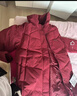 波司登（BOSIDENG）冬季羽绒服女士宽松休闲加厚90绒连帽百搭舒适外套B250245128 【新年红】醇酒红1856-送长辈 -店长推荐 S 160/84A 体重约100-110斤 实拍图
