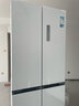 美的（Midea） 457十字对开四开门 宽753mm 纯平零嵌入底部散热大容量一级双变频风冷无霜家用客厅厨房冰箱 MR-457WUSPZE 苍穹灰 实拍图