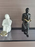 贝汉美（BHM） 轻奢简约现代书挡人物摆件玄关客厅酒柜电视柜办公室桌面装饰品 黑白一对（不含仿真书） 实拍图