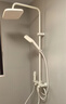 惠达卫浴淋浴花洒套装精铜主体增压花洒家用卫生间沐浴洗澡惠达花洒 TS106奶白新品-高颜值大置物【精铜】 实拍图