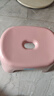 换鞋凳小凳子座椅小板凳可叠放加厚塑料凳高级感儿童学生寝室矮凳 樱花粉1个 实拍图