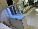 森森（SUNSUN）大型鱼缸底过滤水族箱客厅家用落地玻璃生态金鱼缸 屏风隔断款 1.2米长35cm宽（黑白灰可选） 实拍图