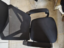 黑白调P4 Pro人体工学电脑椅子办公椅可躺午休椅电竞椅久坐舒适老板椅 耀黑(2D腰托+155°带脚托可躺） 实拍图