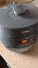 美的（Midea）【国家补贴】0涂层精钢厚釜电压力锅5L双胆全自动智能预约家用煲汤煮饭煲MY-C5856G高压锅4-6人 实拍图