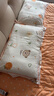 洁丽雅（Grace）枕芯枕头 颈椎枕分区针织按摩枕水立方中枕45*70cm 白色 一对装  实拍图