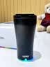 膳魔师（THERMOS）便携电动搅拌杯咖啡杯新款陶瓷涂层车载办公室保温杯高颜值水杯子 膳魔师-曜夜黑【395ml】 实拍图