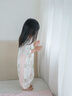 威尔贝鲁（WELLBER）【吸湿排汗】婴幼儿童睡袋1-3岁宝宝前4后2春夏亲肤睡衣樱野粉L 实拍图
