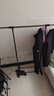 衣架落地卧室家用双杆晾衣架挂衣架子室内衣服衣帽架加粗阳台衣杆 75-120cm 简易伸缩 实拍图