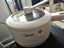 美的（Midea）电煮锅 小电锅 电蒸锅 宿舍小锅多功能锅辅食锅 1.6L学生寝室一体泡面小火锅电煮锅XZE2017 配蒸笼 实拍图