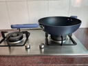 炊大皇炒锅不粘锅易洁少油烟平底炒菜锅煎锅34cm磁炉通用深蓝SL34CG 实拍图