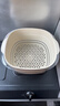 美厨（MAXCOOK）洗菜篮沥水篮 塑料双层洗菜盆盆筛盆子滤水篮 1盆1筛灰白MCPJ7729 实拍图