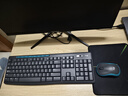 罗技（Logitech）MK275 键鼠套装 无线键鼠套装 办公键鼠套装 全尺寸 商务键鼠套装 带无线2.4G接收器 黑蓝色 实拍图