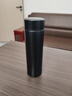 【京东物流配送】智能显温保温杯不锈钢高颜值保热保冷 典雅黑480ml304 实拍图