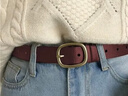 卡帝乐鳄鱼女士皮带牛皮简约裤腰带休闲百搭时尚装饰裙带礼物 实拍图