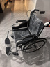 京巧铝合金轮椅老人专用出行便携式轮椅小型轻便折叠旅行代步车可自推 实拍图