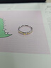 中国黄金（CHINA GOLD）孤星足银戒指男士尾戒素圈活口指环七夕情人节礼物送男友老公生日 孤星足银男戒【今/次日达】 实拍图