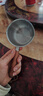 热油小锅泼油锅加厚不锈钢木柄防烫带刻度双倒流口不挂油无涂层 【木柄】爆款300ml 实拍图