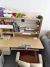 龙承匠人儿童学习桌椅套装J120实木可升降写字书桌中小学生6-18岁课桌椅子 1米2实木桌+侧柜+追背椅咖 赠学习大礼包 实拍图