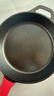 LODGE【美国进口】26CM 不易粘铸铁锅无涂层牛排煎锅通用款L8SK3 实拍图