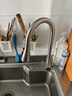 京东京造 厨房水龙头 抽拉式洗菜盆龙头 304不锈钢360°旋转冷热水3功能 实拍图