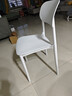 全品屋餐椅凳子塑料椅子办公椅靠背休闲椅书桌椅学习椅化妆椅电脑椅 实拍图