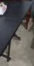 折叠桌餐桌家用小户型吃饭桌简易租房出租屋正方形小方桌子便携式 黑色+黑架【80*80*74cm】 实拍图