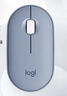 罗技（Logitech）PEBBLE 2.0 无线蓝牙鼠标 静音鼠标 办公鹅卵石便携 升级Pebble2代 蓝色 实拍图
