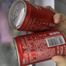 可口可乐（Coca-Cola）汽水 碳酸饮料 200ml*24罐  迷你摩登罐 新老包装随机发货 实拍图