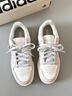adidas ENTRAP美式校园风运动少年感复古篮球风板鞋男女阿迪达斯   米白色/灰色   40 实拍图