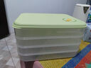 炊大皇 多功能饺子盒3层1盖加大收纳盒冰箱保鲜盒食品级冷冻水饺馄饨盒 实拍图