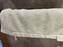 竹一百160g加厚竹纤维抗菌大毛巾 吸水不掉毛加大成人毛巾35*76cm 绿色 实拍图
