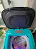小鸭小黄鸭系列婴儿洗衣机烘干一体迷你高温煮洗全自动洗衣机宝宝儿童专用小型儿童带烘干 5.6KG绿【烘干升级】+洗烘一体+终生维修 波轮 【全自动洗脱一体】 实拍图