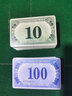 物有物语 筹码牌 棋牌室用筹码卡片麻将馆用方形塑料娱乐双面筹码可定制 100元面额（40张） 实拍图