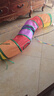 光多拉彩虹猫隧道加长125cm带逗猫球自嗨解闷钻洞迷宫小猫咪玩具可折叠 实拍图