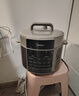 美的（Midea）饺子王电压力锅6L家用电锅全自动智能预约饭煲无水焗双胆开盖火锅高压锅MY-E6910(6-8人)京东 实拍图